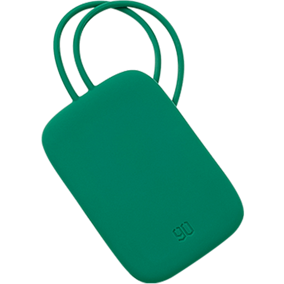 Бирка Silicone Luggage Tag зеленый