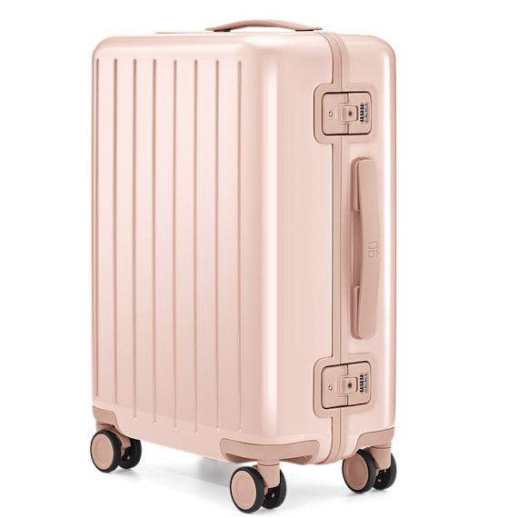 Чемодан NINETYGO Manhattan single trolley Luggage 20" розовый