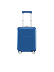Чемодан NINETYGO Kids Luggage 17" голубой